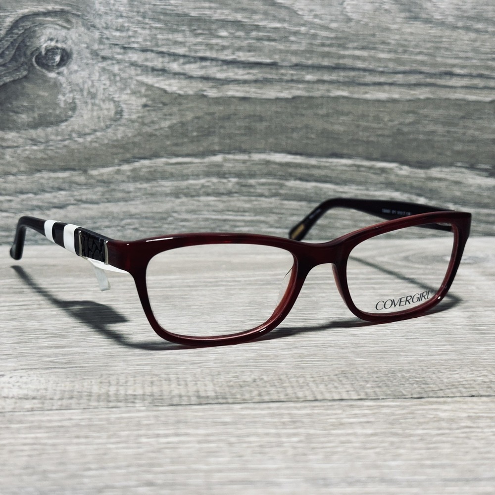 CoverGirl CG0531 071 Eyeglass Frames Womens 51-17-135 Red Tortoise Rectangular